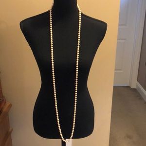 Blush Champagne 54 Inch Pearl Necklace